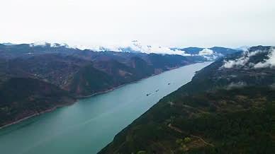 4K祖国大好河山长江水资源自然生态视频的预览图